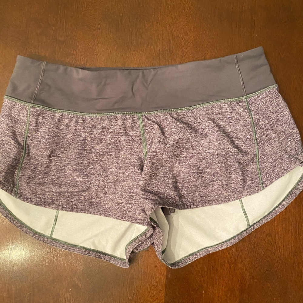 Speed Short 2.5” Heathered Gray Size 6